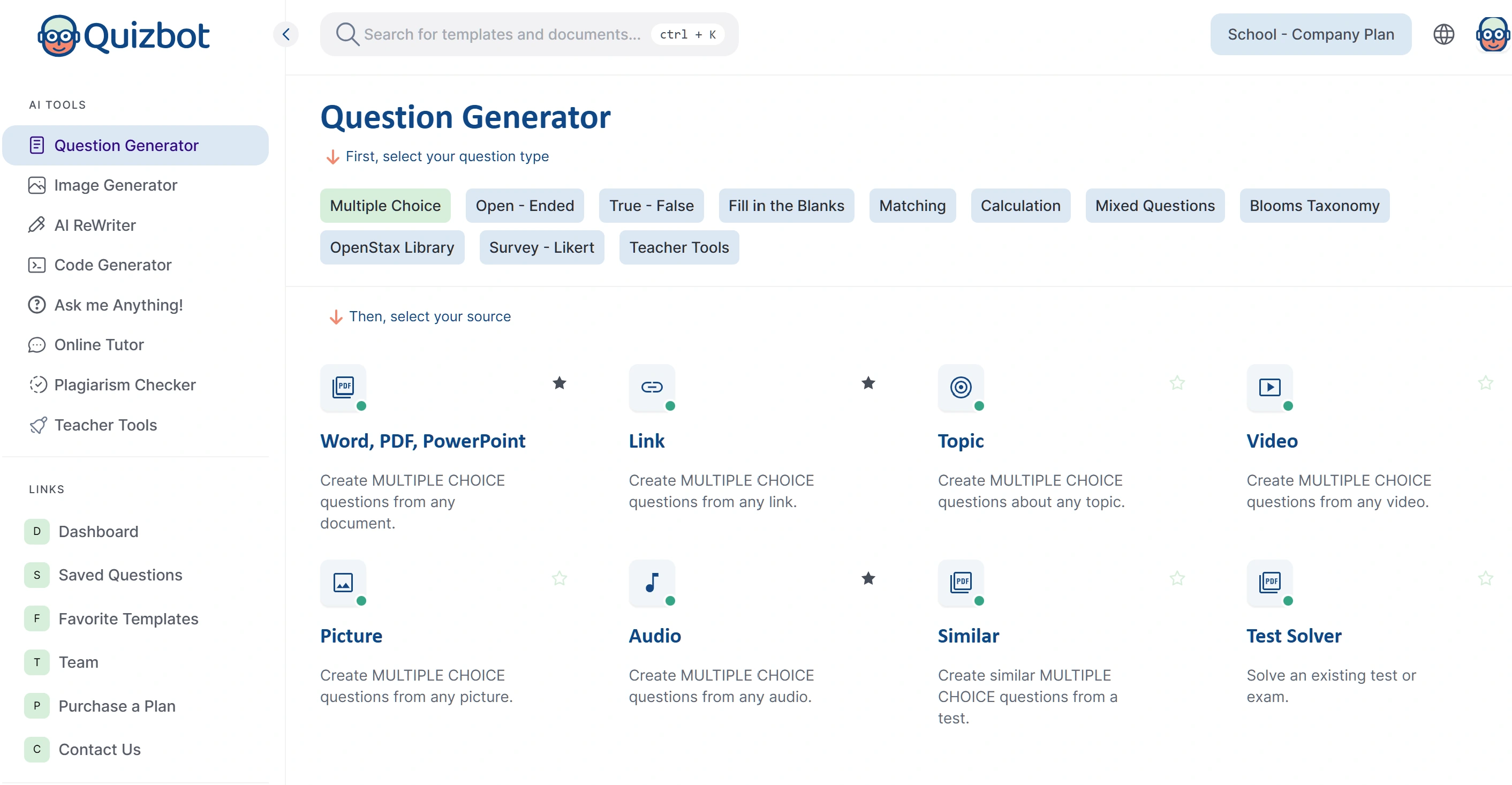 MagicAI Dashboard Mockup